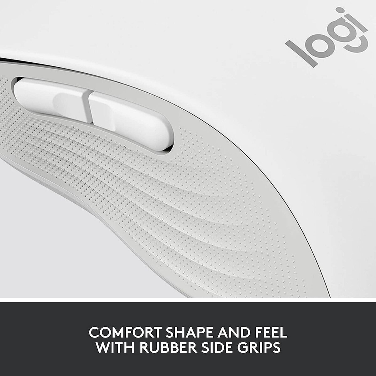 Logitech Signature M650 Silent Bluetooth Mouse - White